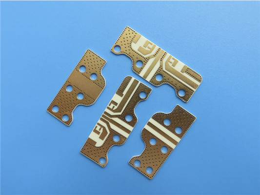 HF-PCB 1,27 mm 2-lagige Leiterplatten 50 mil AD1000 Immersionsgold