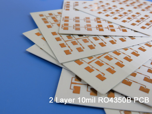 Rogers 4350 PCB Double Sided High Frequency Circuit Boards 10 Mil