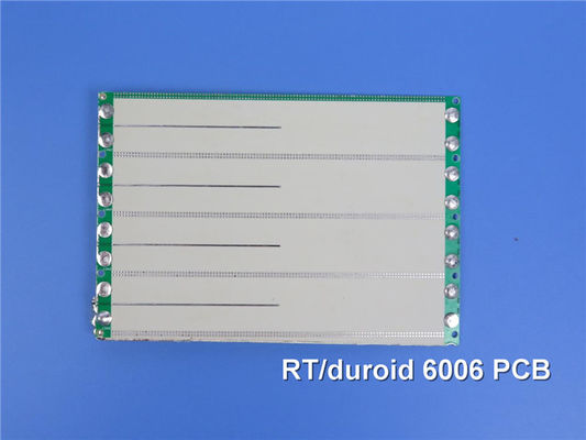 50mil Dual Layer RF PCB Board RT / Duroid 6006 DK 6.15 mit Immersionsgold