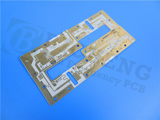 10mil RT Duroid 6035HTC PCB Doppelschicht schwarz Seidenschirm Immersion Gold