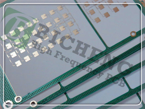Doppelseitige RO4830 PCB 9,4 Mil Immersion Silber starre Schaltkreise