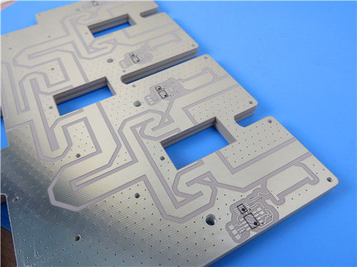 2-Schicht-PCB RF-30 auf Rogers 40mil-Laminate mit schwarzem Seidenschirm-Immersionszinn