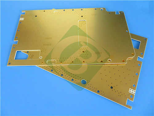 RO3210 PCB 2-lagig 0,8 mm dick, Gold-Immersions-Oberfläche
