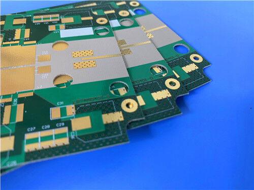 2L TRF-45 PCB 32mil Material Grüne Lötmaske Eintauchen Gold