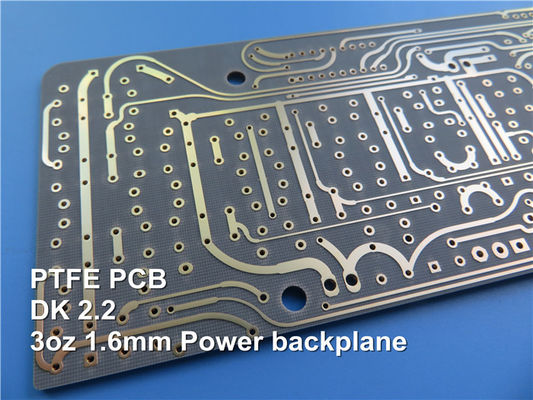 60 Millimeter F4BM220 Hochfrequenz-PCB-Doppelseitige Immersions-Goldschaltung