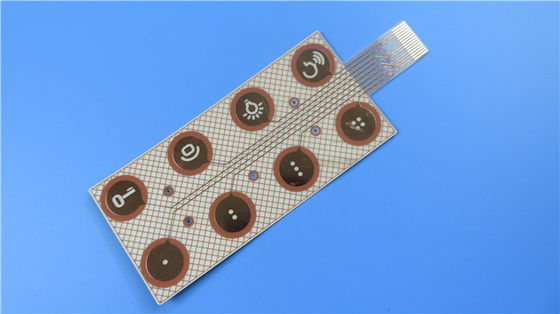 0.06mm PET Transparent Flexible PCB Immersion Gold Oberflächenveredelung