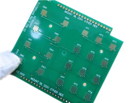 Harte Leiterplatte Tastatur PWBs Golderrichtet auf Tg170 FR-4 mit grüner Lötmittel-Maske