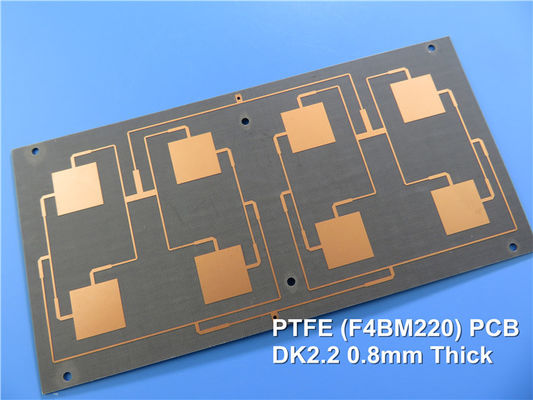 F4B-PCB-Hochfrequenzmaterial auf PTFE-Basis 0,17 mm 0,25 mm 0,5 mm 0,8 mm 1,0 mm