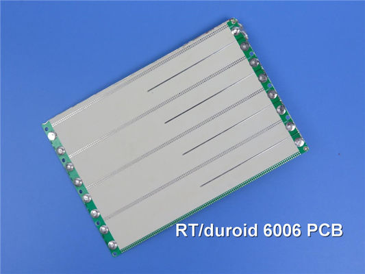 50mil Dual Layer RF PCB Board RT / Duroid 6006 DK 6.15 mit Immersionsgold