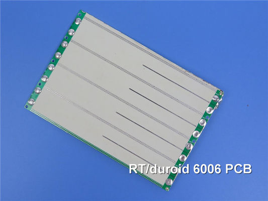 50mil Dual Layer RF PCB Board RT / Duroid 6006 DK 6.15 mit Immersionsgold