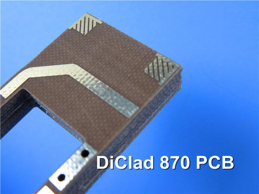 0.8mm DiClad 870 RF PCB Doppelschicht starre Platten mit ENEPIG