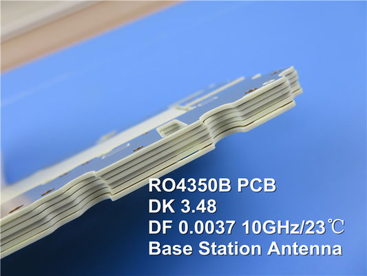 Doppelseitige 10 Mil RF-PCB aus RO4350B-Laminaten mit Immersionssilber