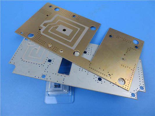 5 Millimeter RF-35A2 doppelseitige PCB-Immersion Silber ohne Lötmaske
