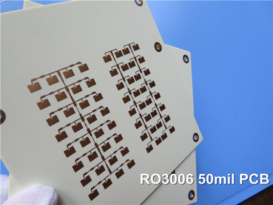 RO3006 Kupferbeschichtung Immersion Gold RF PCB Board 2-Schicht 50mil 1OZ