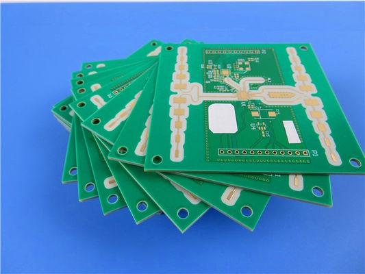 RF-PCB auf 30mil CLTE-XT-Laminate Schwarze Schweißmaske Immersionsblech