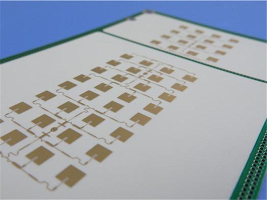 8mil RO4003C Hochleistungs-PCB 2-Schicht Immersion Gold Schwarz Seidenwand
