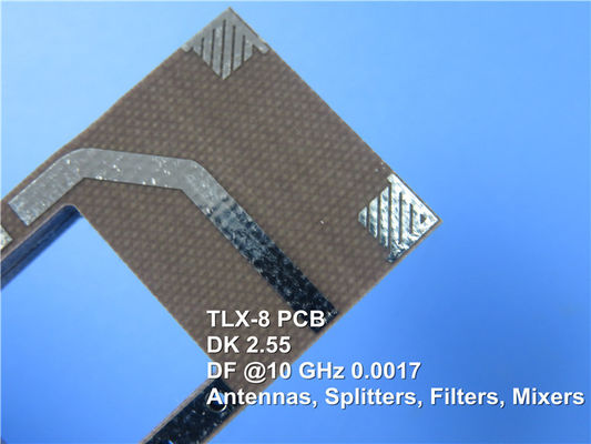 60mil TLX-8 PCB 2 Schicht Immersion Gold starre Schaltkreise