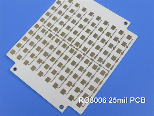 Rogers RO3006 PCB 25mmil 2 Schicht Immersion Gold Schaltplatten