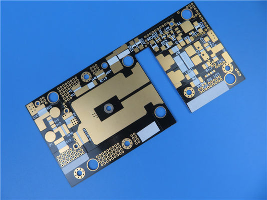Doppelseitiges RF-35 PCB 30 Mil Immersion Gold Finished PCB Board