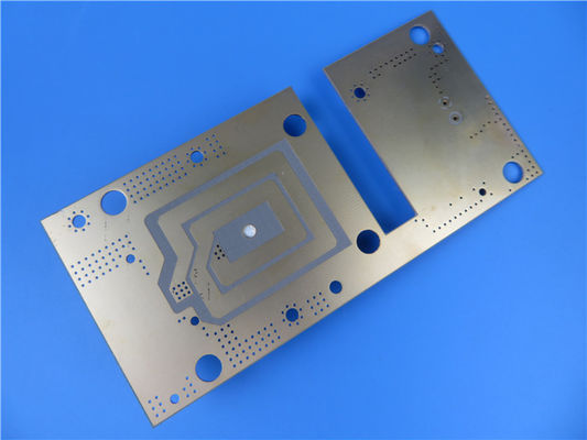 Doppelseitiges RF-35 PCB 30 Mil Immersion Gold Finished PCB Board