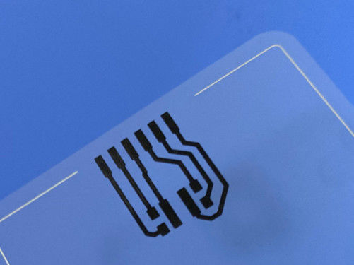 Flexible PCB Transparent PET FPC 4mil 1-Schicht Immersions Silber