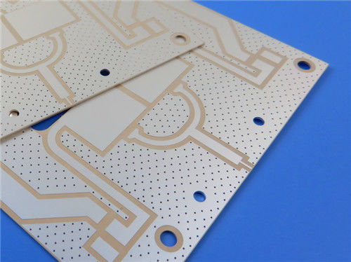 Doppelseitiges PCB auf 20mil RO3010 mit grüner Maske weißer Legend Immersion Silber