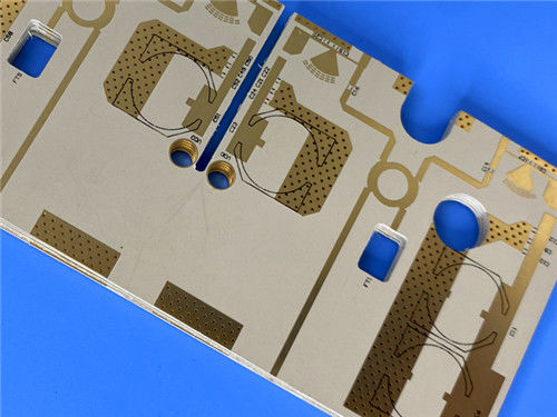 Doppelseitiges PCB RT Duroid 6035HTC 60mil Weiß Silkscreen Immersion Silber