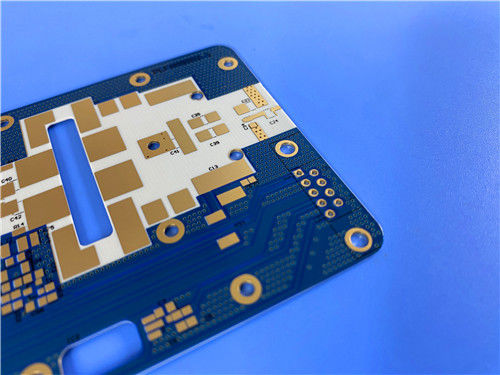 RF-60A PCB 2-Schicht 25 Mil Dicke Schwarze Seidenwand Immersionsgold