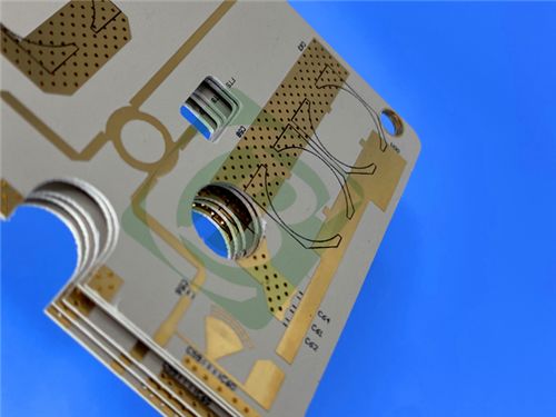 Doppelschicht-Leiterplatte RF-10 Laminat 10mil 1oz Kupfer-Leiterplatte