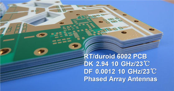 20mil Rogers 6002 PCB HASL bleifreie Leiterplatte UL 94-V0 doppelseitige Platine