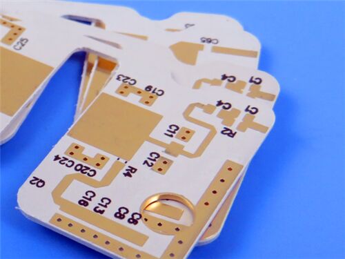 RO3003 PCB 2-Schicht 10mil Rogers Laminat Silberplatte / Goldplatte