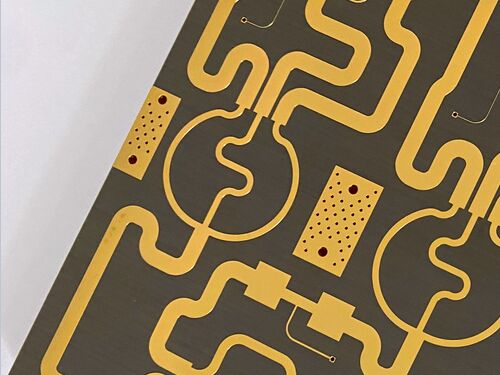 TLY-5 RF PCB 10mil 2-lagig Immersion Gold Finish