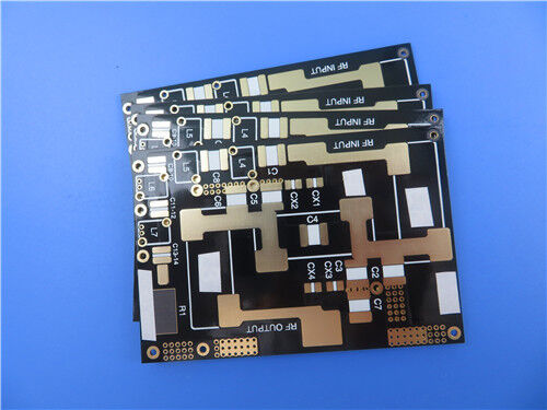 Doppelseitiges F4BTM300-PCB-RF-Substrat 10mil ENIG-Finixierung