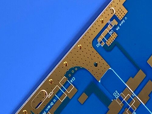 Zwei Schichten CuClad 217 PCB Rogers 20 Millimeter Laminat mit Immersionsgold