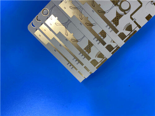 2 Schichten TMM13i Rogers PCB 15 Mil Material Schwarz Seidenwand