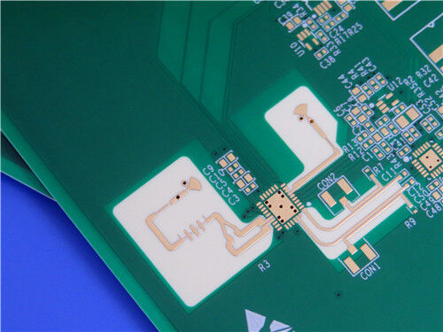 4-lagiges Hochfrequenz-Hybrid-Leiterplattendesign auf RO4003C und FR-4 Material