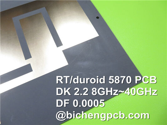 Rogers 5870 Mehrschicht UL Rogers PCB-Board Glas Mikrofiber verstärkt PTFE