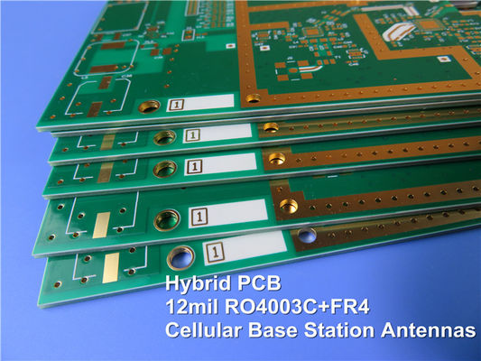 2.3mm Hybrid-PCB auf RO3010 RO3006 und RO4003C Substraten