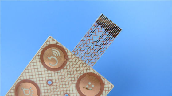 0.06mm PET Transparent Flexible PCB Immersion Gold Oberflächenveredelung
