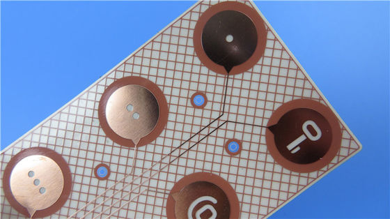 0.06mm PET Transparent Flexible PCB Immersion Gold Oberflächenveredelung