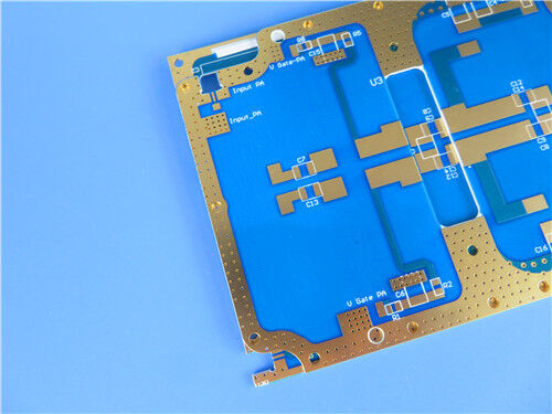 10 Mil Rogers CuClad 250 PCB Immersion Gold Finish Low-Dk