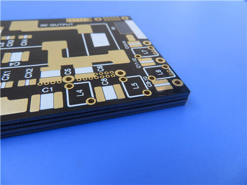 60mil F4BME275 PCB 2-Schicht Schwarze Lötmaske
