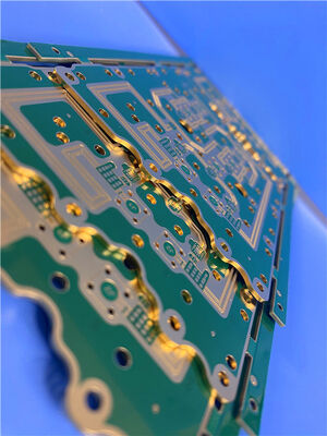 6-Schicht RO4350B & IT180A Hybrid-PCB 1,6 mm Dicke Blind Via & Edge Plating Hochfrequenz-Board