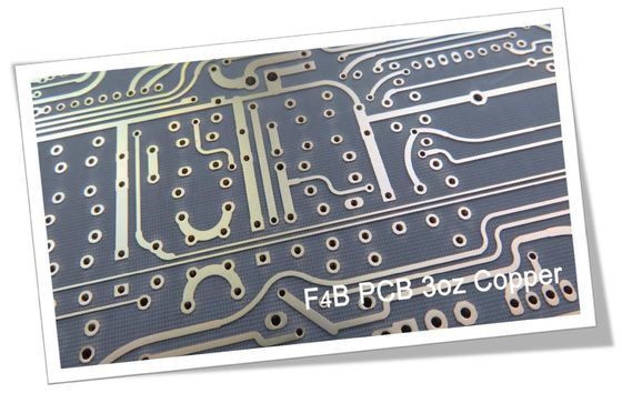 Hochfrequenz-PWB errichtet auf 1.5mm Doppelschweren kupfernen Leiterplatten schicht-PTFE (Teflon)