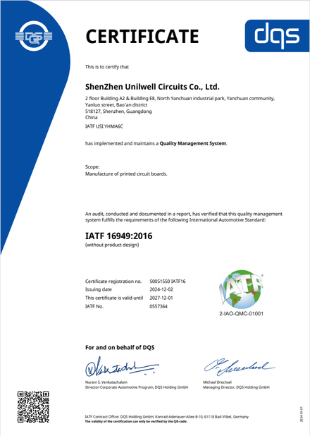 CHINA Bicheng Electronics Technology Co., Ltd zertifizierungen