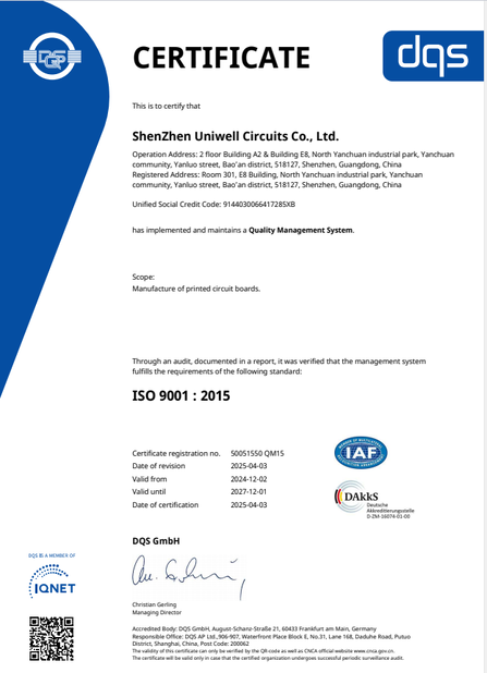 CHINA Bicheng Electronics Technology Co., Ltd zertifizierungen