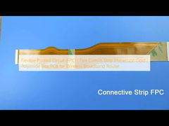 Flexible Leiterplatte (FPC) | Flex-Leiterplatten Streifen Immersion Gold | Polyimid Flex-Leiterplatte für drahtlosen Breitbandrouter