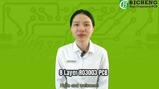 8-lagige RO3003-Hybridplatine