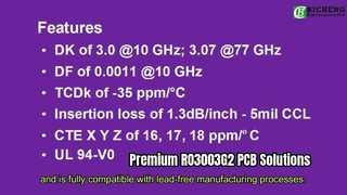 RO3003G2 Hochfrequenz-PCB